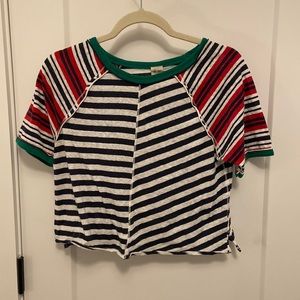 Free people cropped tee